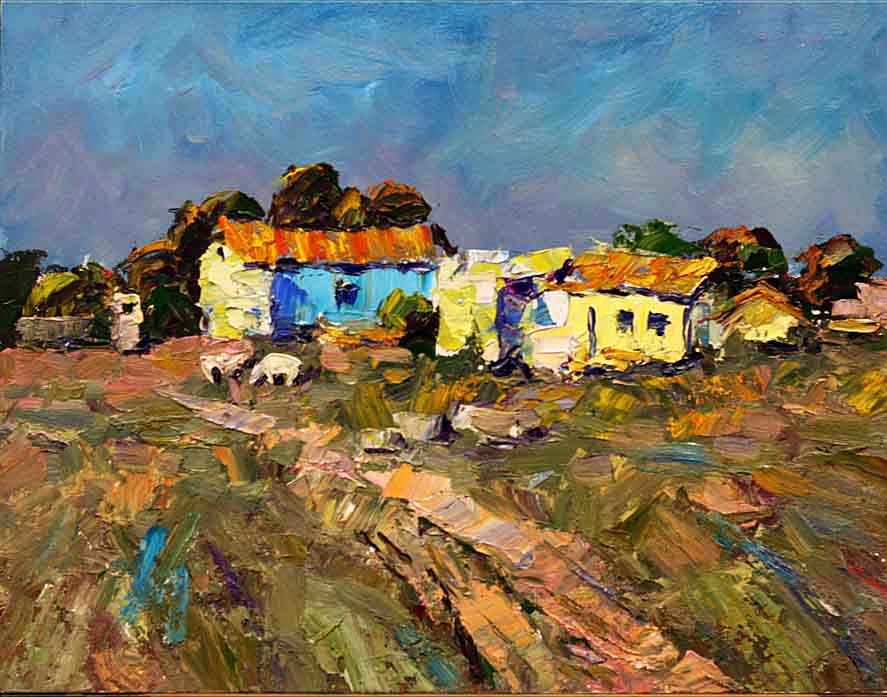 «Кримське селище». 2012. Полотно, олія